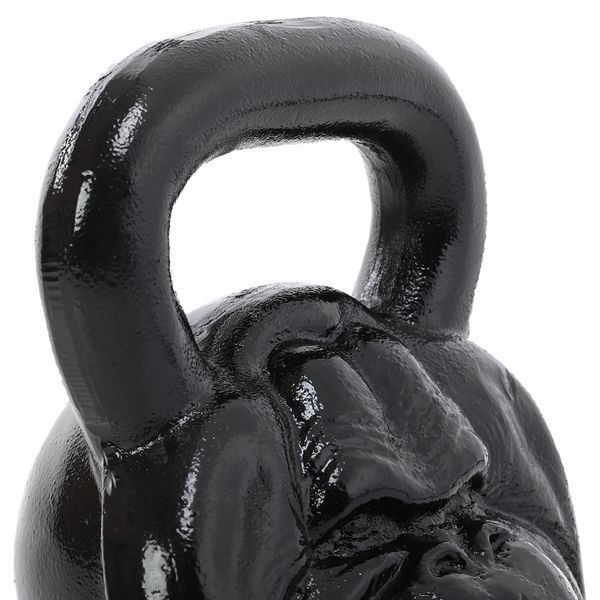 Гиря тренувальна цільна чавунна Iron head Monkey Zelart TA-9930 вага 25кг чорний TA-9930 фото