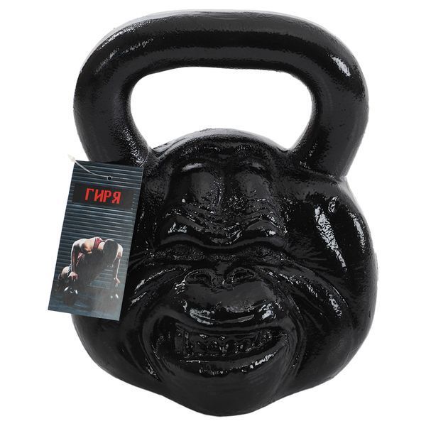 Гиря тренувальна цільна чавунна Iron head Monkey Zelart TA-9930 вага 25кг чорний TA-9930 фото