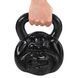 Гиря тренувальна цільна чавунна Iron head Monkey Zelart TA-9930 вага 25кг чорний TA-9930 фото 8