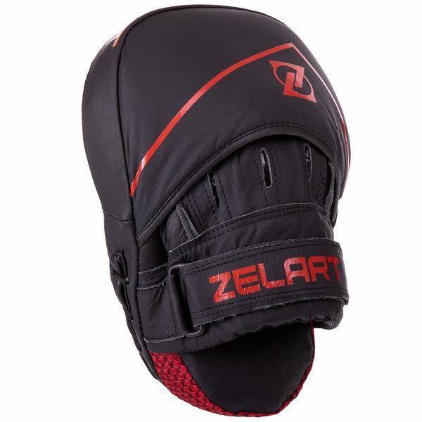 Лапа боксерская изогнутая тренировочная кожа Zelart VL-3148 25x18x5см 2штуки цвета в ассортименте VL-3148 фото