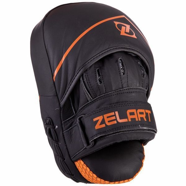 Лапа боксерская изогнутая тренировочная кожа Zelart VL-3148 25x18x5см 2штуки цвета в ассортименте VL-3148 фото