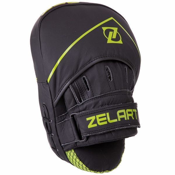 Лапа боксерская изогнутая тренировочная кожа Zelart VL-3148 25x18x5см 2штуки цвета в ассортименте VL-3148 фото