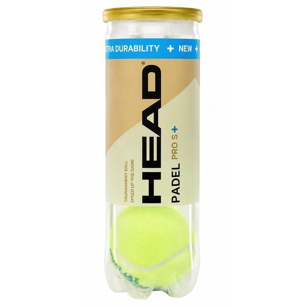 М'яч для падел-тенісу HEAD Padel Pro S+ 540303 3шт салатовий 540303 фото