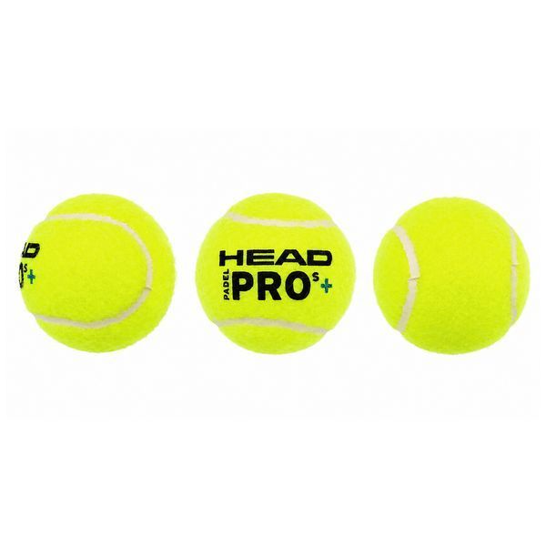 М'яч для падел-тенісу HEAD Padel Pro S+ 540303 3шт салатовий 540303 фото