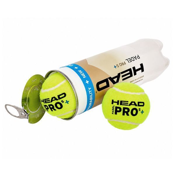 М'яч для падел-тенісу HEAD Padel Pro S+ 540303 3шт салатовий 540303 фото