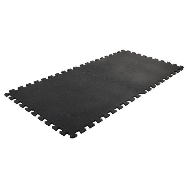 Модульное спортивное напольное покрытие мат-пазл SP-Sport TA-9956-2 1шт 100x100x1,5см черный TA-9956-2 фото