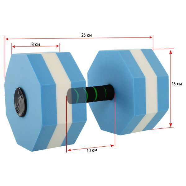 Гантелі для аквааеробіки SP-Sport PL-3533 1шт кольори в асортименті PL-3533 фото