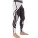 Компрессионные штаны леггинсы тайтсы Domino KC210-18 S-2XL черный-белый KC210-18 фото 4