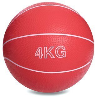 Медбол м'яч медичний Medicine Ball Record SC-8407-4 4кг кольори в асортименті SC-8407-4 фото