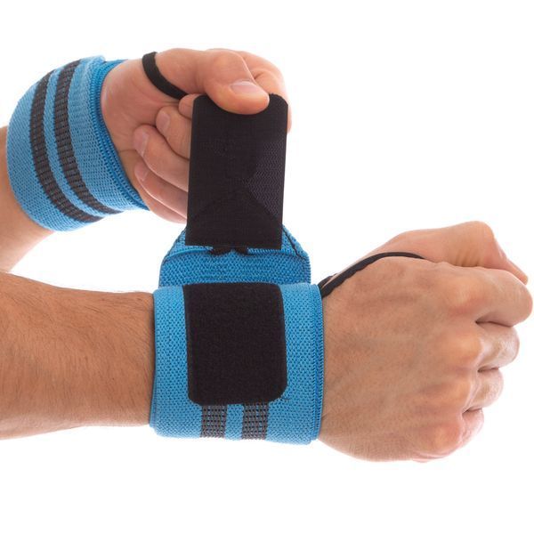 Бинты кистевые для жима STRENGTH WRIST WRAPS MUTE MT-9188-3 2штуки цвета в ассортименте MT-9188-3 фото
