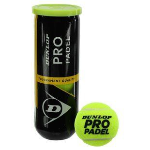 Мячи для падел тенниса DUNLOP PRO PADEL DL601384 3шт салатовый DL601384 фото
