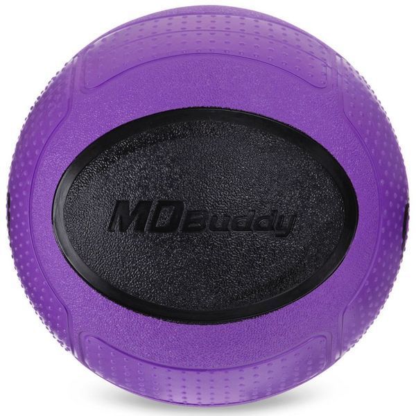 Медбол м'яч медичний Medicine Ball Zelart FI-2620-1 1кг фіолетовий-чорний FI-2620-1 фото