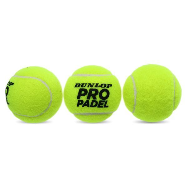 Мячи для падел тенниса DUNLOP PRO PADEL DL601384 3шт салатовый DL601384 фото