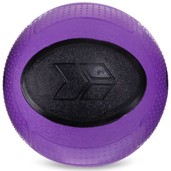 Медбол м'яч медичний Medicine Ball Zelart FI-2620-1 1кг фіолетовий-чорний FI-2620-1 фото