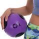 Медбол м'яч медичний Medicine Ball Zelart FI-2620-1 1кг фіолетовий-чорний FI-2620-1 фото 5