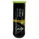 Мячи для падел тенниса DUNLOP PRO PADEL DL601384 3шт салатовый DL601384 фото 6