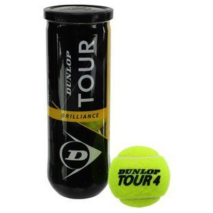 Мячи для большого тенниса DUNLOP TOUR BRILLIANCE DL601326 3шт салатовый DL601326 фото