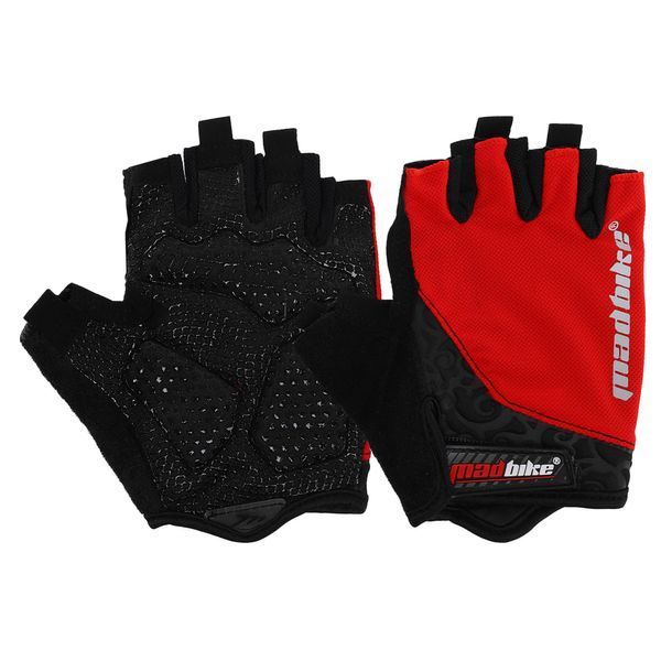 Перчатки велосипедные велоперчатки с открытыми пальцами MADBIKE SK-06 S-XL цвета в ассортименте SK-06 фото