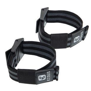 Ленты для тренировок бицепса BFR ремни Kaatsu OCCLUSION BANDS EZOUS C-09 2шт черный-серый C-09 фото