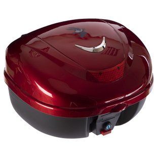 Кофр центральный задний для мотоцикла пластиковый Top Case BUOTAI ZH-996 1шт 40x28x41см черный-красный ZH-996 фото