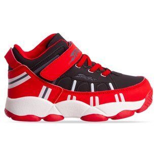 Кроссовки баскетбольные детские SP-Sport 1807-3 размер 31-36 красный-черный 1807-3 фото
