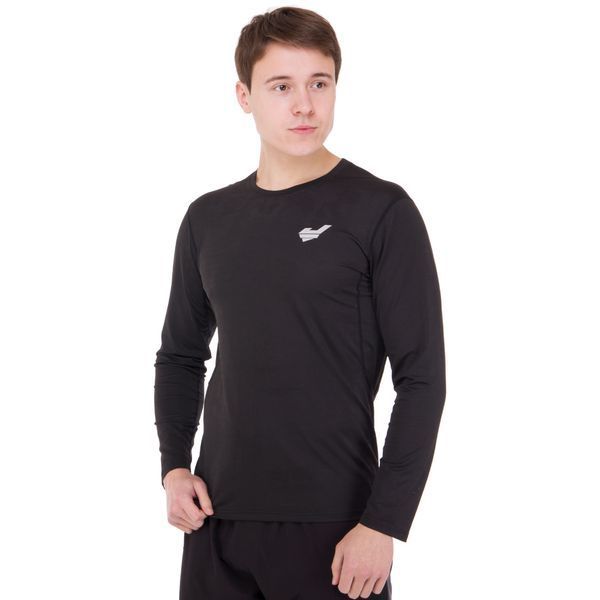 Лонгслив компрессионный спортивный JASON K-027 L-2XL черный K-027 фото