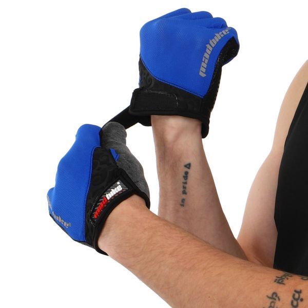 Перчатки велосипедные велоперчатки с закрытыми пальцами MADBIKE SK-13 S-L цвета в ассортименте SK-13 фото