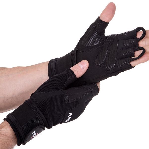Перчатки для фитнеса и тяжелой атлетики Zelart SB-161057 S-XXL черный SB-161057 фото