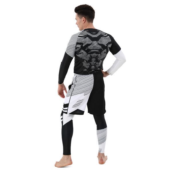 Шорти спортивні чоловічі Domino CK210-3 S-3XL чорний-білий CK210-3 фото