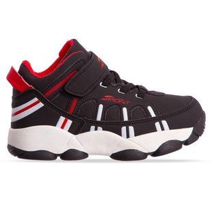 Кроссовки баскетбольные детские SP-Sport 1807-2 размер 31-36 черный-красный 1807-2 фото