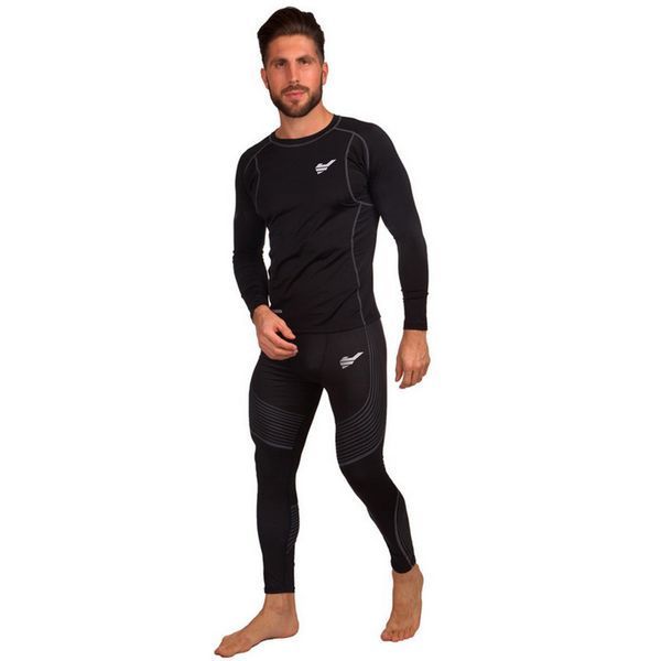 Компрессионные штаны леггинсы тайтсы JASON CO-801 M-2XL черный CO-801 фото