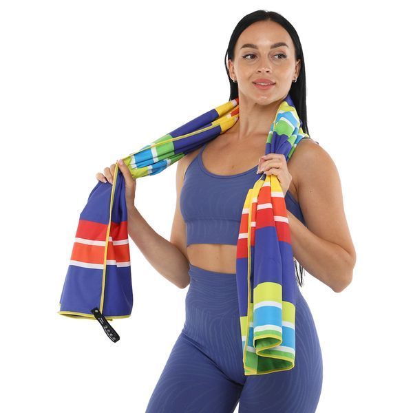 Рушник для пляжу та басейну з мікрофібри RAINDOW BEACH TOWEL T-RST 80х160см кольори в асортименті T-RST фото