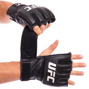Рукавиці для змішаних єдиноборств MMA UFC Pro UHK-69911 XL чорний UHK-69911 фото