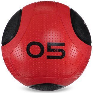 Медбол м'яч медичний Medicine Ball Zelart FI-2620-5 5кг червоний-чорний FI-2620-5 фото