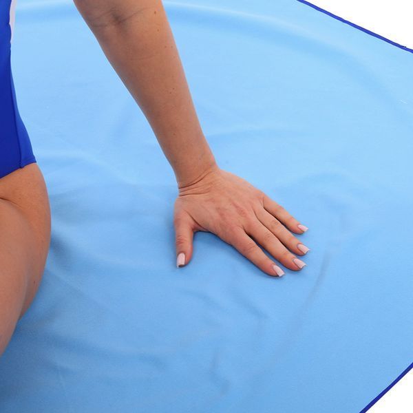 Рушник спортивний швидковисихаючий DRY TOWEL YINGFA A6810 80х158см блакитний A6810 фото