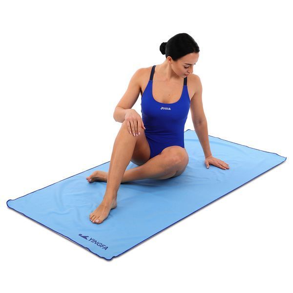 Рушник спортивний швидковисихаючий DRY TOWEL YINGFA A6810 80х158см блакитний A6810 фото