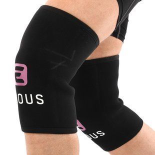 Наколінники для присіду та пауерлфтингу 2штуки SQUAT KNEECAP EZOUS A-01 S-XL чорний A-01 фото