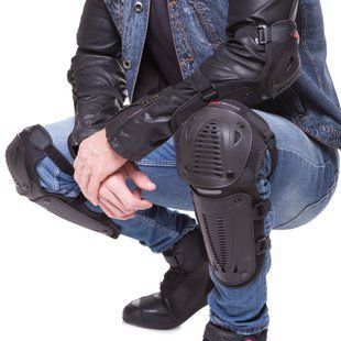 Комплект мотозахисту наколінники та налокітники Pro Biker P-09 чорний P-09 фото