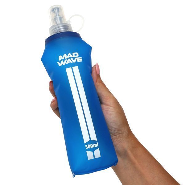 Пляшка для води м'яка складна портативна MadWave M1393061 500мл кольори в асортименті M1393061 фото