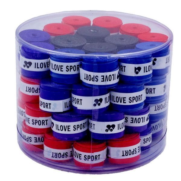 Обмотка на ручку ракетки для бадминтона Grip SPOINT I LOVE SPORT BD-4573 I LOVE SPORT 60шт разноцветный BD-4573 фото