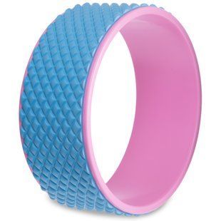 Колесо для йоги массажное SP-Sport Fit Wheel Yoga FI-2438 голубой-розовый FI-2438 фото