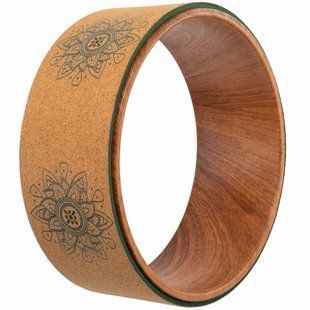 Колесо для йоги пробковое BLOOM Fit Wheel Yoga LB7124 коричневый LB7124 фото